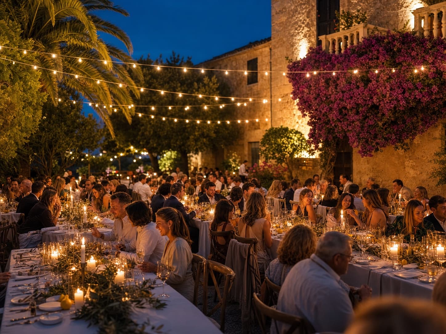 Candlelit Finca Ambience in Mallorca