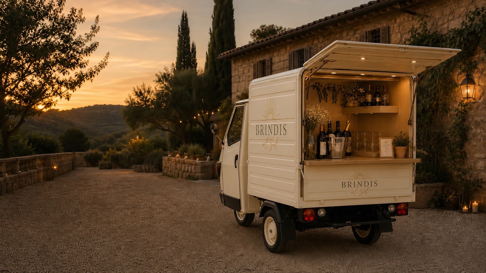 Brindis al Sol – Custom Event Ape in Mallorca
